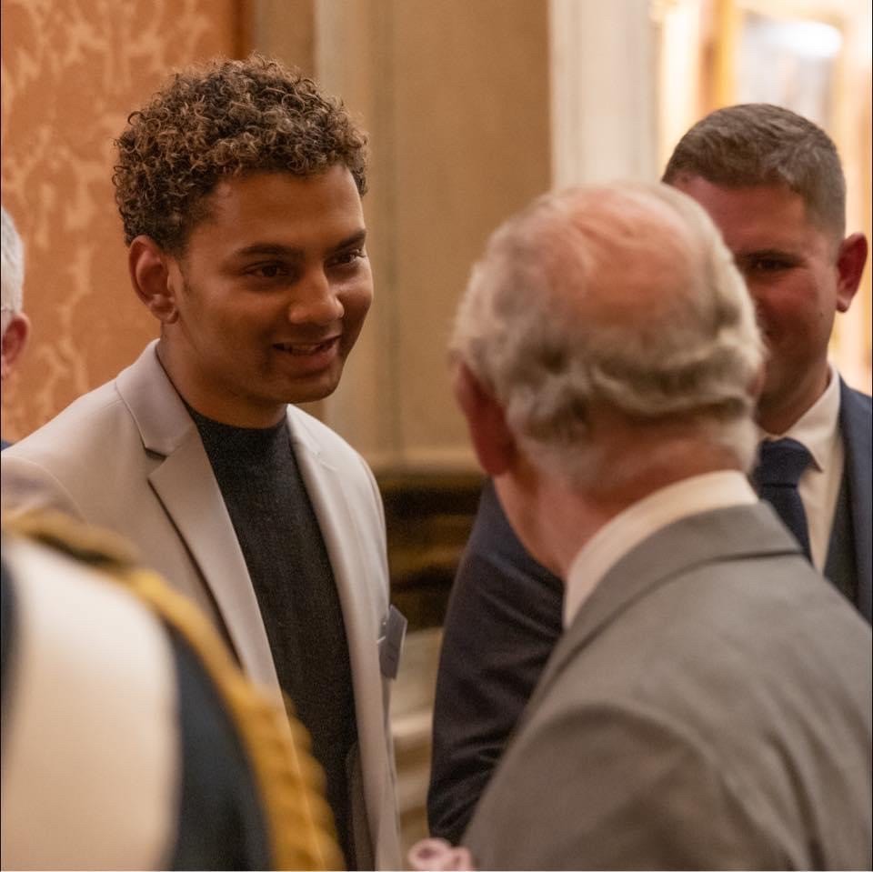 Meeting King Charles at Buckingham Palace